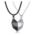 Miniatyrbild 1 av 4: Parhalsband - JSDDE - Yin Yang - Rostfritt stål - 2 halsband - Silver