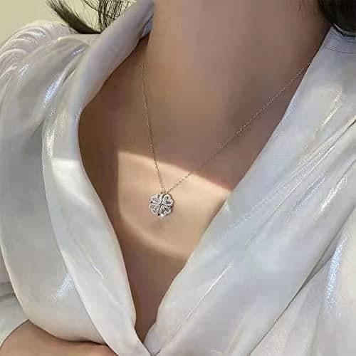 Halsband - Okänt MÄRKE - Okänd modell - Silver - Titanstål - Kristall