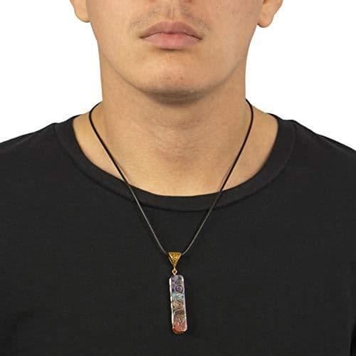 7 chakra halsband äkta natursten orgonit halsband chakra hänge 7 chakra hänge orgonit hänge
