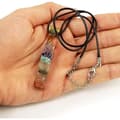 Miniatyrbild 4 av 4: 7 Chakras Halsband - Ej specificerat - Ametist - Naturstenar - Orgonit - Blandat