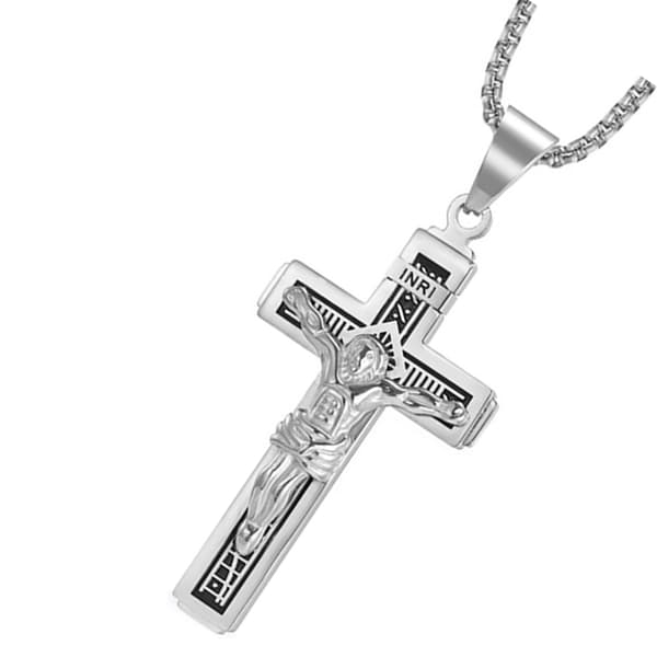 Stilrent Jesus Kors Halsband