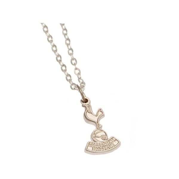 Tottenham Hotspur FC Stainless Steel Crest Necklace & Pendant Silver One Size
