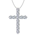 Miniatyrbild 6 av 7: Stilrent Exklusivt Kors Halsband Hög Kvalitet