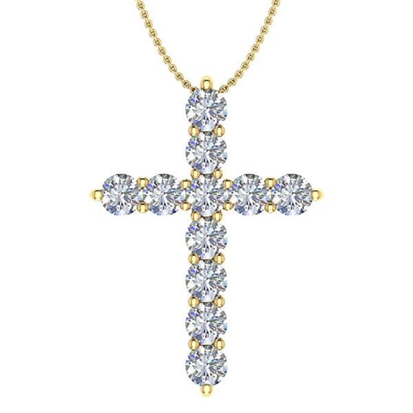 Stilrent Exklusivt Kors Halsband Hög Kvalitet