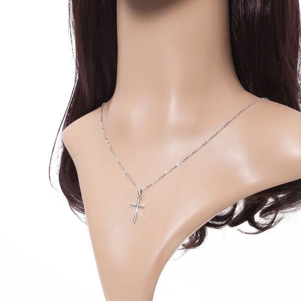 Stilrent Exklusivt Hög Kvalitet Kors Halsband