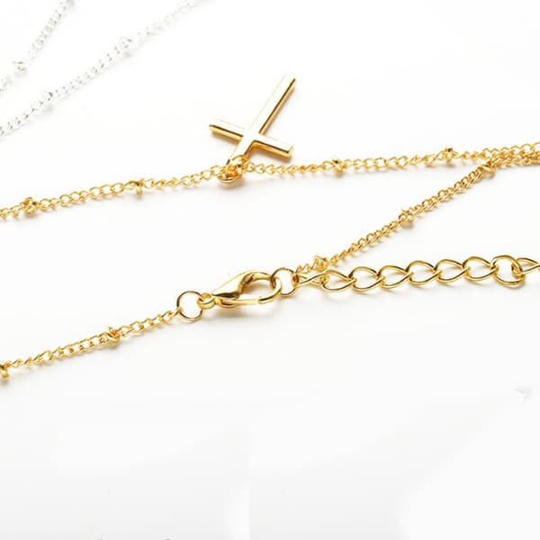 Exklusivt Bekvämt Hög Kvalitet Kors Halsband
