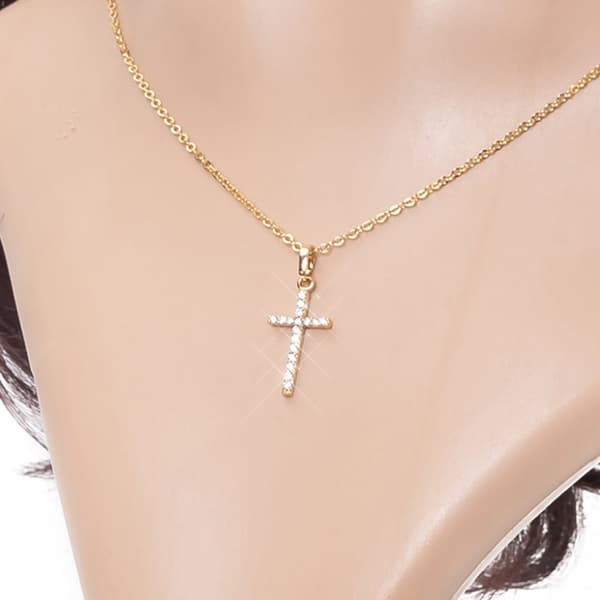 Exklusivt Bekvämt Hög Kvalitet Kors Halsband