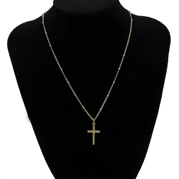 Exklusivt Bekvämt Hög Kvalitet Kors Halsband