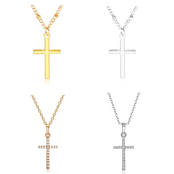 Exklusivt Bekvämt Hög Kvalitet Kors Halsband