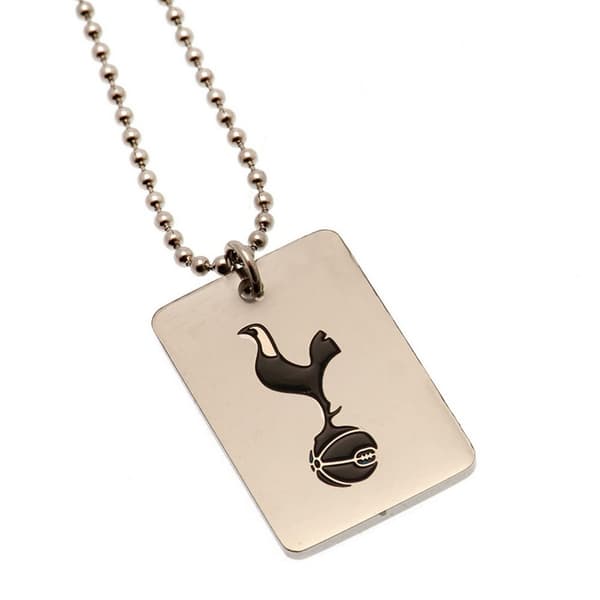 Tottenham Hotspur FC Emalje Crest hundemærke og kæde