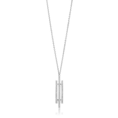 SIF JAKOBS C0155-CZ - Necklace Dam (25-28CM)