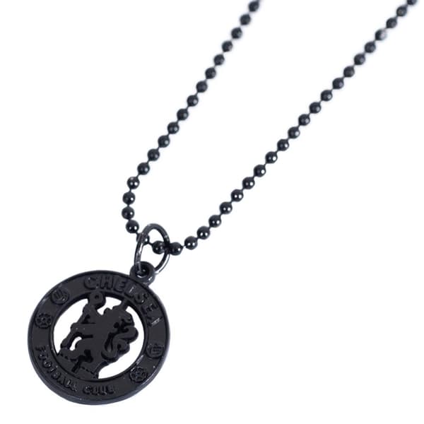 Chelsea FC Plated Necklace & Pendant Black One Size