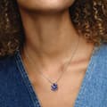 Miniatyrbild 4 av 4: Hängsmycke - PANDORA - 392387C02 - Sparkling Blue - Silver - Dam