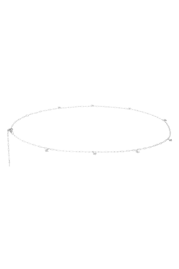 Kroppskedja Kroppssmycke Magkedja Midjekedja Body Chain - Silver