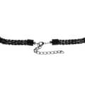 Miniatyrbild 3 av 3: Boho Statement Multilayer Halsband -Svarta, Beige & Bruna Pärlor
