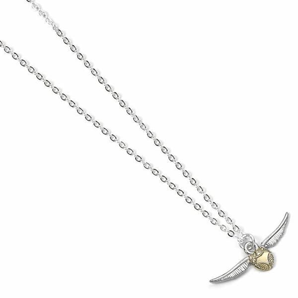 Golden Snitch Halsband - Harry Potter - Silverpläterade smycken - Golden Snitch berlock