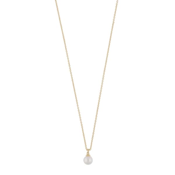 Snö - Lauren Pearl Pendant Neck 45 Guld One Size