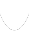 Miniatyrbild 1 av 4: Silver Halsband i Rostfritt Stål - Tunn Länk / Kedja - 3 mm