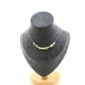 Miniatyrbild 1 av 4: Halsband - Ett Bijoux - Grön Apatite - 10 pärlor - Rostfritt stål - Anpassningsbar längd