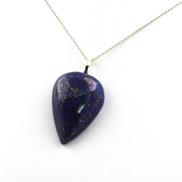 Halsband - ABIJOUX - Lapis Lazuli - 64,77 ct - Rostfritt stål - Unisex