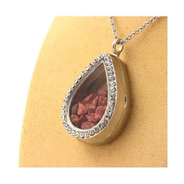 Halsband - ABIJOUX - Okut mångfald - Rostfritt stål - Mixad - 24x40 mm