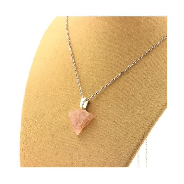 Rå rosa fluorithalsband - ABIJOUX - Kristall - Mont-Blanc massiv - 8,96 ct