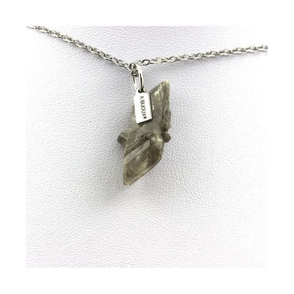 Collier i rå gips - ABIJOUX - Marcieu - 15.94 ct - Rostfritt stål - Blandat