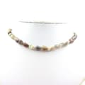 Miniatyrbild 1 av 3: Halsband - ABIJOUX - Botswana-agat - Rostfritt stål - 45 cm - Unisex