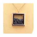 Miniatyrbild 1 av 2: Collier - ABIJOUX - Saphir brut - Roséguld - Fyrkantig modell - Blandet barn/vuxen