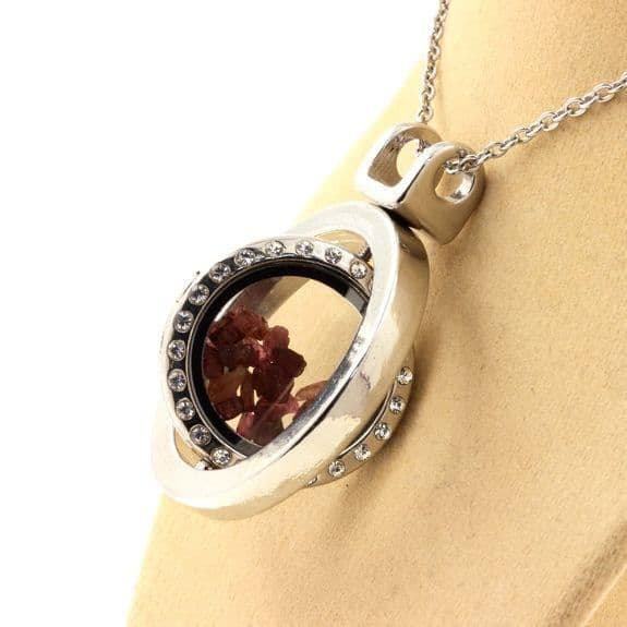 Halsband - ABIJOUX - Särskilt Sandur - Mångfärgad Turmalin - Rostfritt stål - Unisex