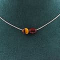 Miniatyrbild 1 av 4: Halsband - Ett smycke - Mookaite från Australien - Rostfritt stål - Anpassningsbar längd - Unisex