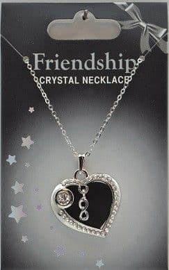 Halsband Crystal Love med bokstav eller tecken