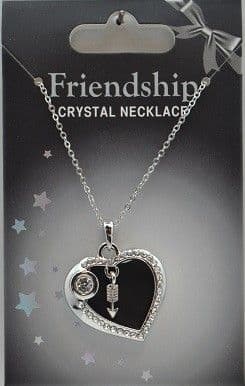 Halsband Crystal Love med bokstav eller tecken