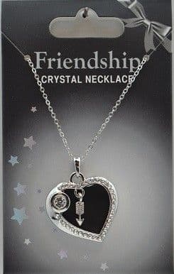Halsband Crystal Love med bokstav eller tecken