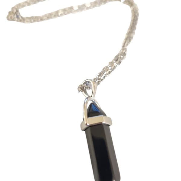 Kristall Halsband Hexagonal