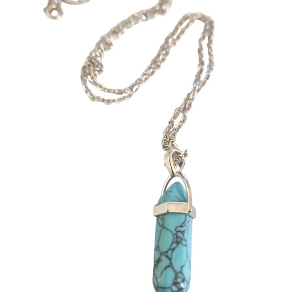 Kristall Halsband Hexagonal