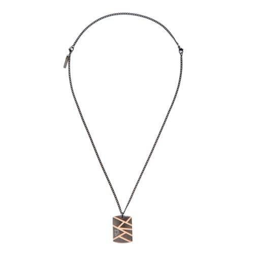 POLICE PJ26485PSBR01 - Necklace Herr (50+20CM)