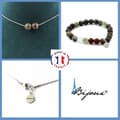 Miniatyrbild 1 av 4: Stenar och mineraler. Smyckesset Armband Halsband 2 Dragon's Blood Jasper Beads 8 mm. Anpassningsbar storlek.