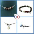 Miniatyrbild 1 av 4: Stenar och mineraler. Smyckesset Armband Halsband 5 Dragon's Blood Jasper Beads 8 mm. Anpassningsbar storlek.