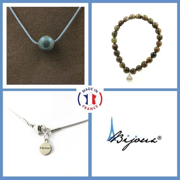 Stenar och mineraler. Armband Halsband Set 1 Safirpärla från Mogok, Burma, Myanmar 8 Anpassningsbar storlek.