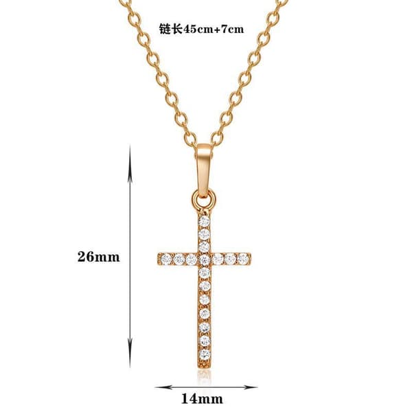 Exklusivt Bekvämt Hög Kvalitet Kors Halsband