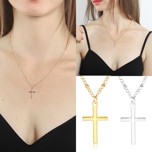 Exklusivt Bekvämt Hög Kvalitet Kors Halsband
