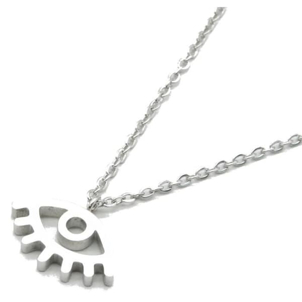 Halsband - Suck UK - Öga - Rostfritt stål - Silverfärgad - 25 cm