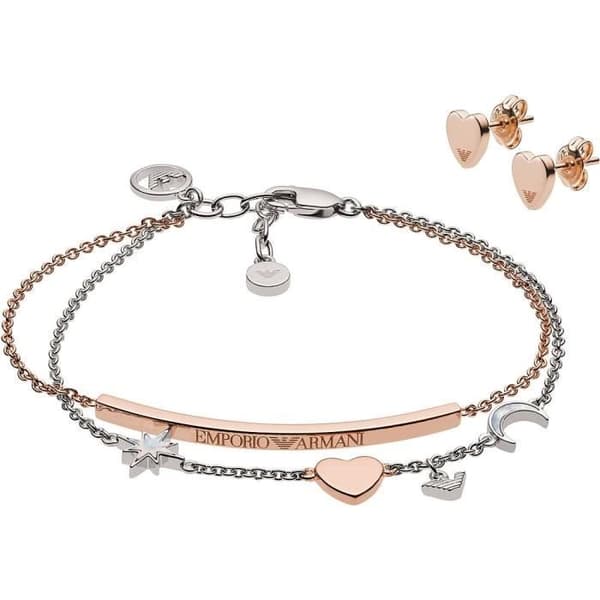 EMPORIO ARMANI JEWELS Mod. SENTIMENTAL Special Pack + Örhänge - EG3417221