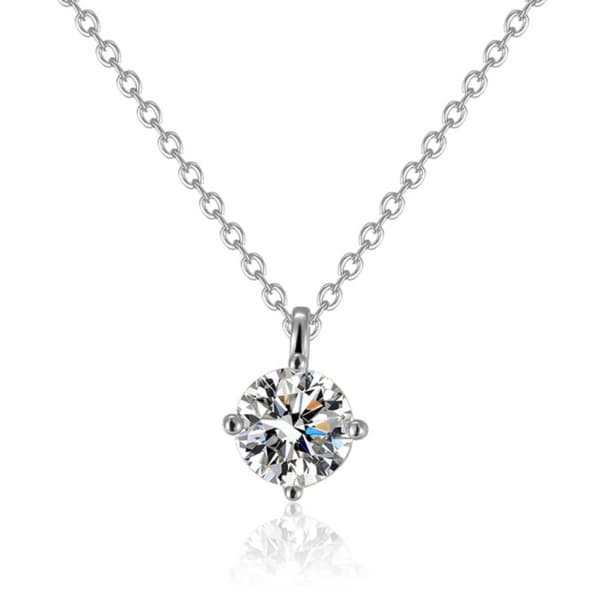 Kaulakoru Pyöreä Diamond CZ Crystal Silver