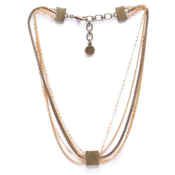 Collier - ORI TAO - Pritzker Massilia - Guld 24 karat - Tenn och Mässing - Kvinna