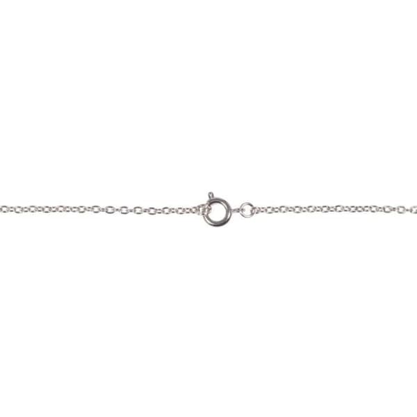Länkkedja - RAYHER - 42 cm - Silver - 2x3 mm - Fjäderringlås
