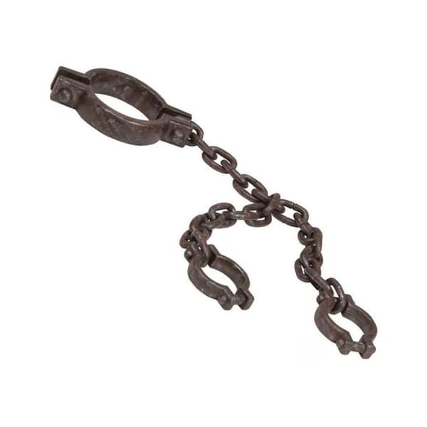 Fångkedja för hals och handleder