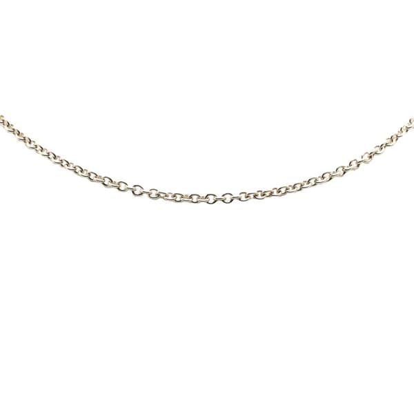 Pre-owned Tiffany Sterling Silver Chain Necklace Silver