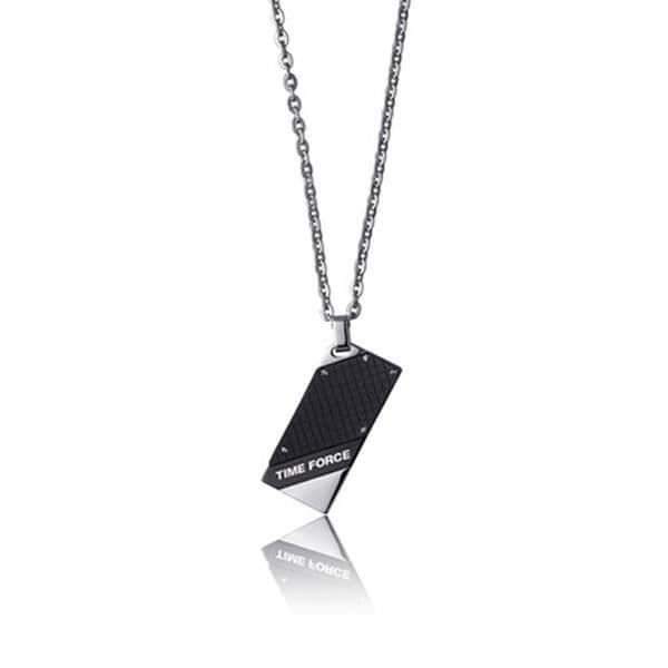 Hänge - Time Force - TS5112CS - Metall - 56 cm - För män